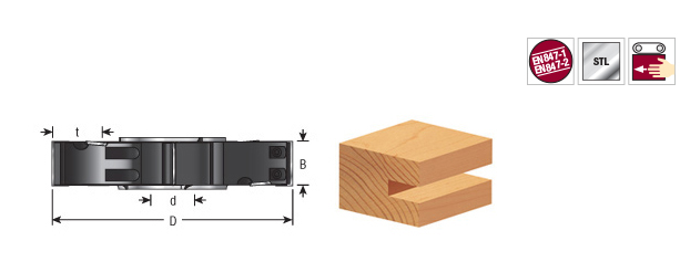  EOASAW - Adjustable Grooving & Rabbeting - Amana