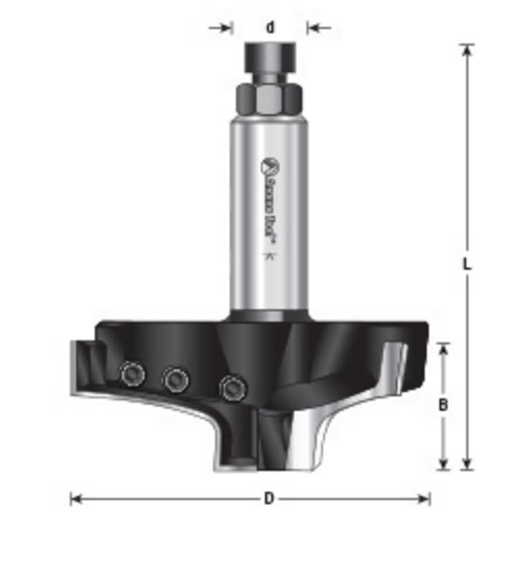 EOASAW - Amana Tool CNC Multi Profile Viola Style Insert Carbide For MDF Cabinet Doors