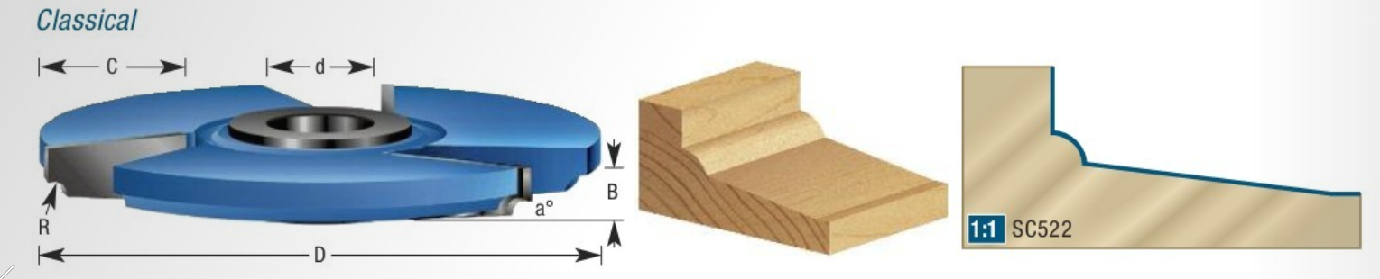  EOASAW -Raised Panel Shaper Cutter - Amana Tool