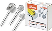 Amana Tool 3-Pc. Carbide-Tipped V-Groove 90°, 108°, 135° Angles