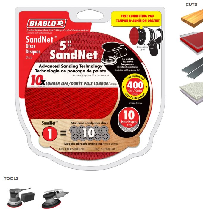 Diablo MegaMouse 80-Grit Sandpaper (5-Pack)